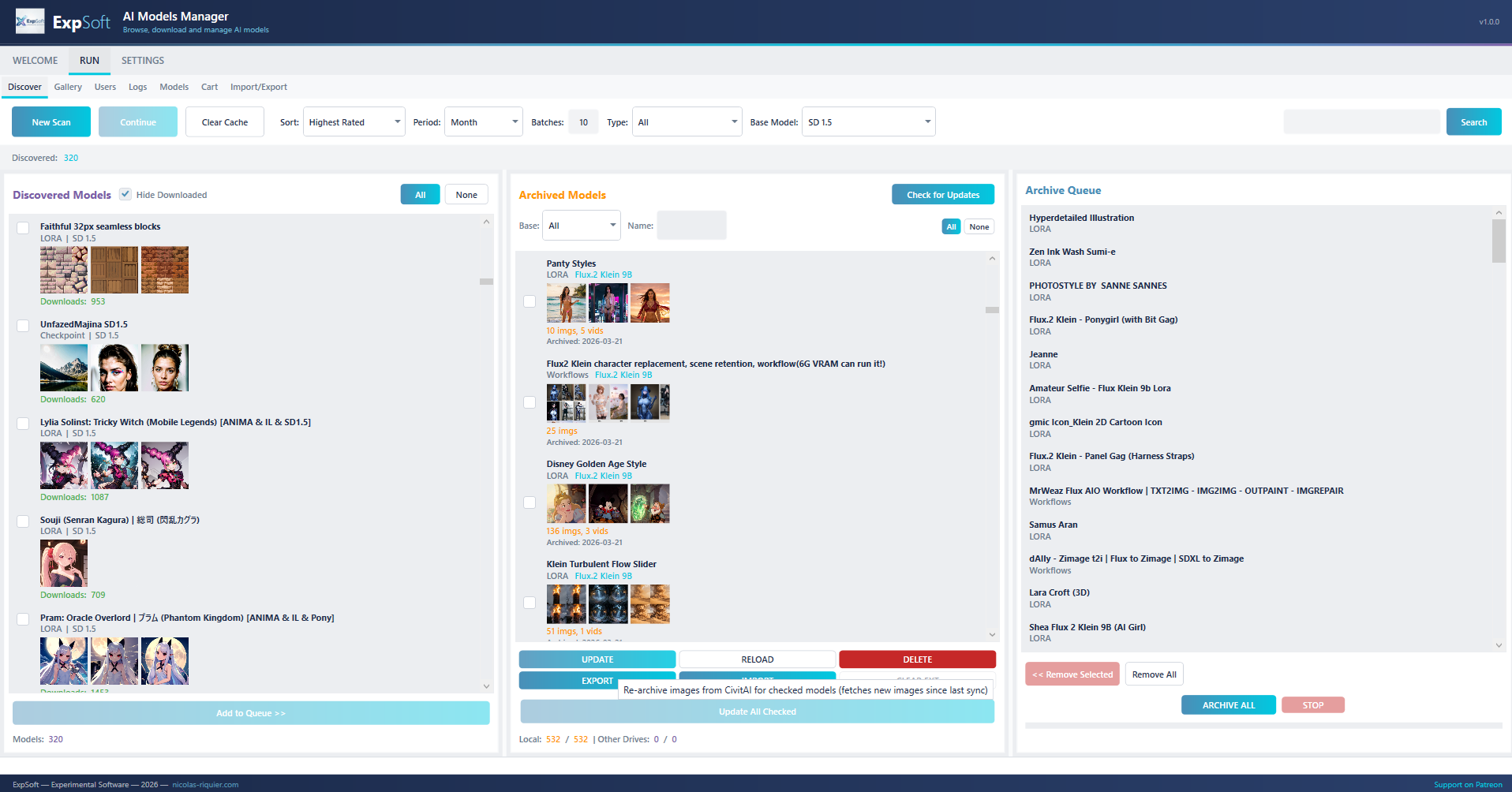 AI Models Manager