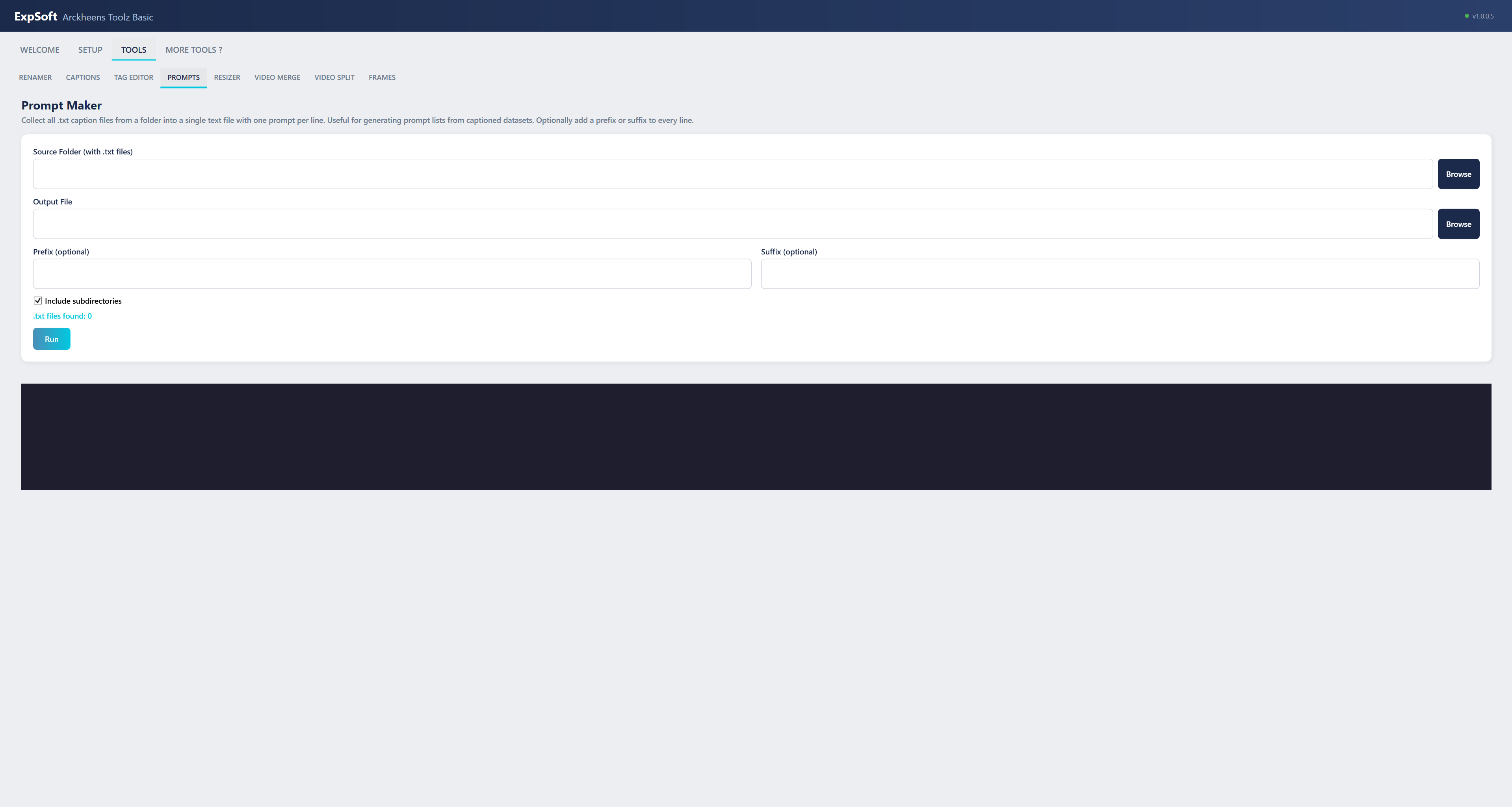 Prompts Tool